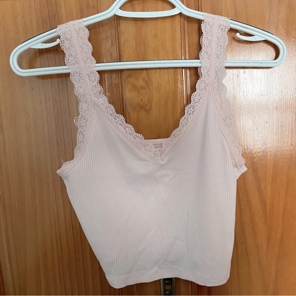 Lace Cropped Tank